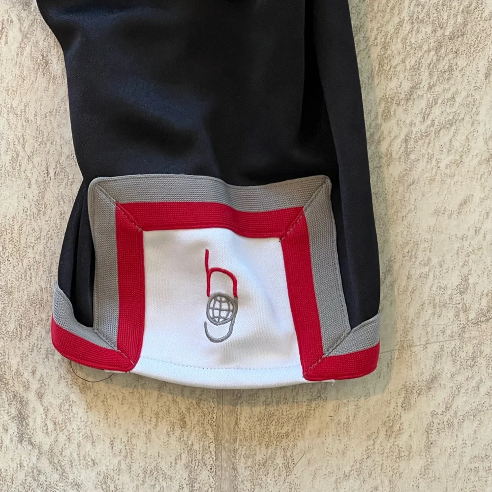Vintage PlatinumFUBU Harlem Globetrotters JerseyYouthL 16/18 BlackRedEmbroidered